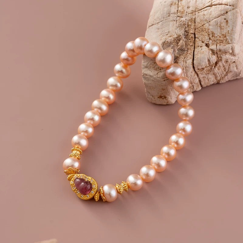Enchanted Pearl Love Bracelet