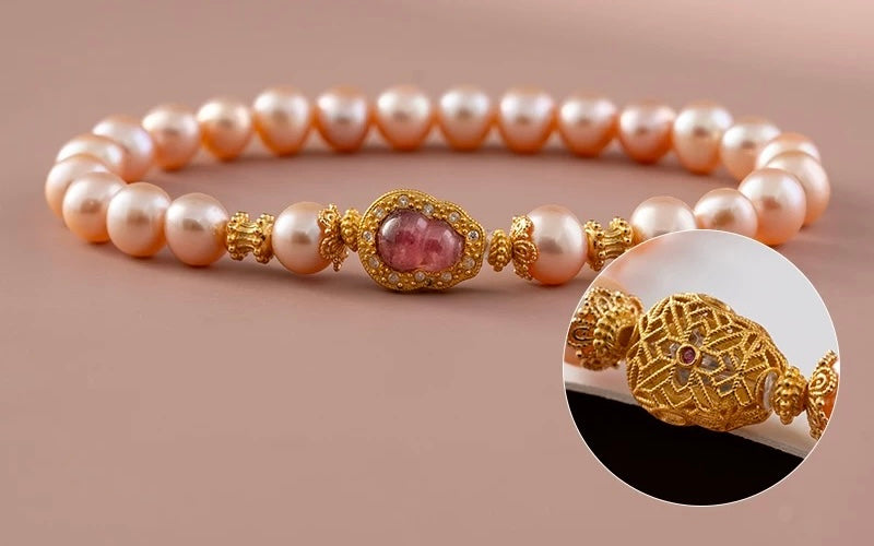 Enchanted Pearl Love Bracelet