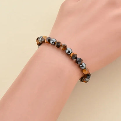 Steel & Stone Energy Bracelet