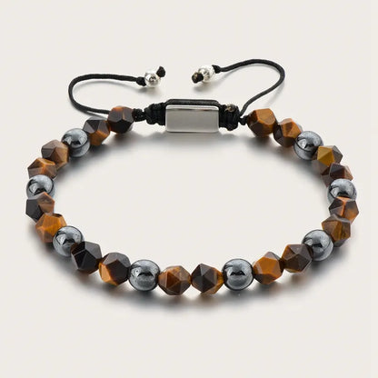 Steel & Stone Energy Bracelet