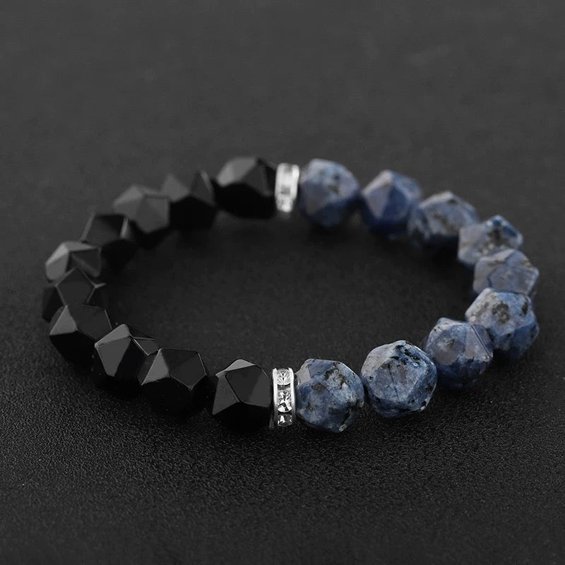Obsidian & Sodalite Power Bracelet