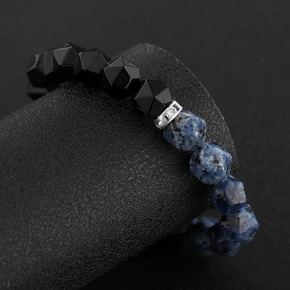 Obsidian & Sodalite Power Bracelet
