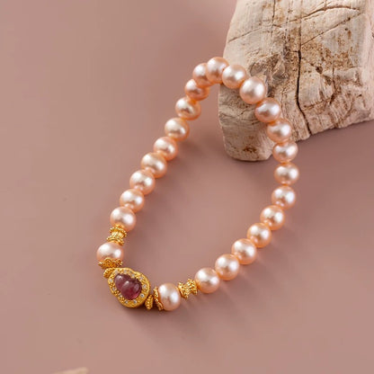 Enchanted Pearl Love Bracelet