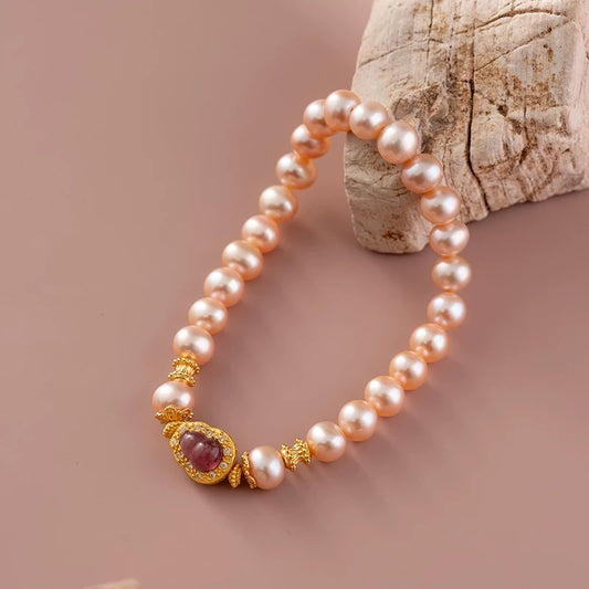 Enchanted Pearl Love Bracelet