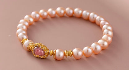 Enchanted Pearl Love Bracelet