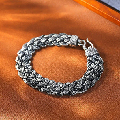 Guardian Shield Bracelet – Braided Steel for Metal Element Protection