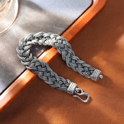 Guardian Shield Bracelet – Braided Steel for Metal Element Protection