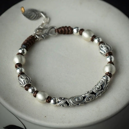Divine Script Silver Energy Bracelet