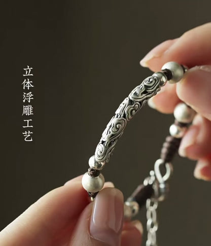 Divine Script Silver Energy Bracelet